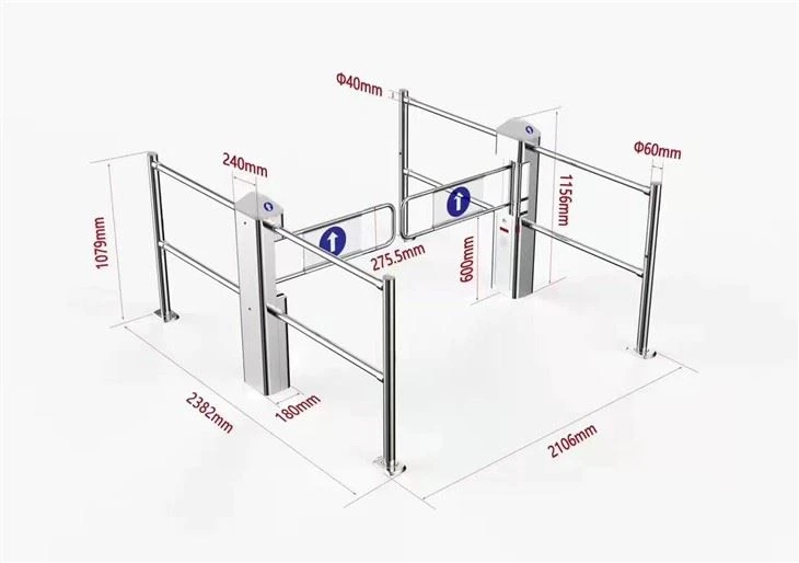 Supermarked Elektrisk kan kun komme ind og ud af porten